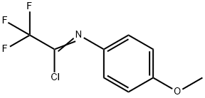 2,2,2-三氟-N-(4-甲氧苯基)亚氨代乙酰氯 结构式
