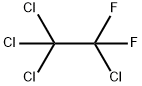 1,1,1,2-四氯-2,2-二氟乙烷 结构式