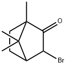 3-溴-1,7,7-三甲基二环[2.2.1]庚烷-2-酮 结构式