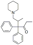 5-methyl-4,4-diphenyl-6-piperidinohexan-3-one 结构式