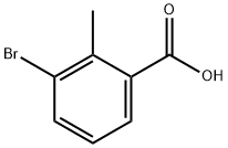 3-溴-2-甲基苯甲酸 结构式