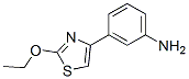 Benzenamine, 3-(2-ethoxy-4-thiazolyl)- (9CI) 结构式