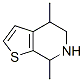 Thieno[2,3-c]pyridine, 4,5,6,7-tetrahydro-4,7-dimethyl- (9CI) 结构式