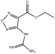 1,2,5-Oxadiazole-3-carboxylicacid,4-[(aminoiminomethyl)amino]-,ethylester 结构式