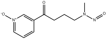 4-(甲基亚硝胺)-1-(3-吡啶基)-1-丁酮-N-氧化物 结构式