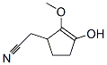 2-Cyclopentene-1-acetonitrile, 3-hydroxy-2-methoxy- (9CI) 结构式