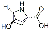 7-Azabicyclo[2.2.1]heptane-1-carboxylic acid, 3-hydroxy-, (1S,3R,4R)- (9CI) 结构式