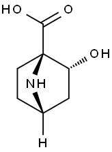 7-Azabicyclo[2.2.1]heptane-1-carboxylic acid, 2-hydroxy-, (1R,2R,4S)- (9CI) 结构式