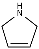 2,5-二氢-1H-吡咯 结构式