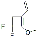 Cyclobutene, 1-ethenyl-3,3-difluoro-2-methoxy- (9CI) 结构式