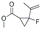 Cyclopropanecarboxylic acid, 2-fluoro-2-(1-methylethenyl)-, methyl ester, 结构式