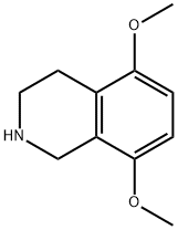 5,8-甲氧基-1,2,3,4-四氢异喹啉 结构式
