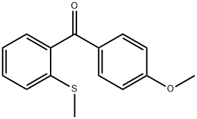 4-METHOXY-2'-METHYLTHIOBENZOPHENONE 结构式