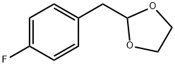 4-(1,3-DIOXOLAN-2-YLMETHYL)-1-FLUOROBENZENE 结构式