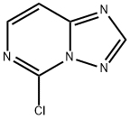 5-氯-[1,2,4]噻唑并[1,5-C]嘧啶 结构式