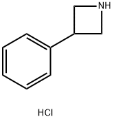 3-苯基氮杂环丁烷盐酸盐 结构式