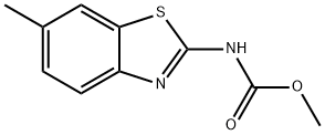 Carbamic acid, (6-methyl-2-benzothiazolyl)-, methyl ester (9CI) 结构式