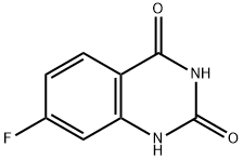 7-氟喹唑啉-2,4(1H,3H)-二酮 结构式