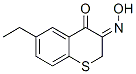 2H-1-Benzothiopyran-3,4-dione,6-ethyl-,3-oxime(9CI) 结构式