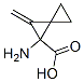 Spiro[2.2]pentanecarboxylic acid, 1-amino-2-methylene- (9CI) 结构式