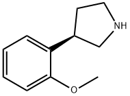 Pyrrolidine, 3-(2-methoxyphenyl)-, (3R)- (9CI) 结构式