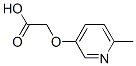 Acetic acid, [(6-methyl-3-pyridinyl)oxy]- (9CI) 结构式