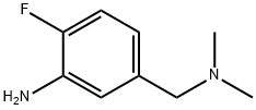 Benzenemethanamine, 3-amino-4-fluoro-N,N-dimethyl- (9CI) 结构式