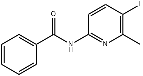 N-(5-IODO-6-METHYL-2-PYRIDINYL)-BENZAMIDE 结构式