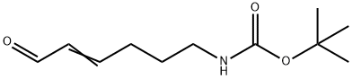 Carbamic acid, (6-oxo-4-hexenyl)-, 1,1-dimethylethyl ester (9CI) 结构式