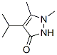 3H-Pyrazol-3-one, 1,2-dihydro-1,5-dimethyl-4-(1-methylethyl)- (9CI) 结构式