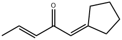 3-Penten-2-one,1-cyclopentylidene-,(3E)-(9CI) 结构式