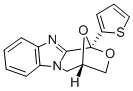 1,4-Epoxy-1H,3H-(1,4)oxazepino(4,3-a)benzimidazole, 4,5-dihydro-1-(2-t hienyl)- 结构式