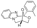 1,4-Epoxy-1H,3H-(1,4)oxazepino(4,3-a)benzimidazole, 4,5-dihydro-1-(2-m ethylphenyl)- 结构式
