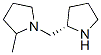 Pyrrolidine, 2-methyl-1-[(2S)-2-pyrrolidinylmethyl]- (9CI) 结构式
