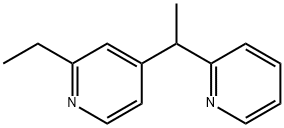 Pyridine, 2-ethyl-4-[1-(2-pyridinyl)ethyl]- (9CI) 结构式