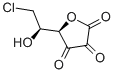 L-threo-2,3-Hexodiulosonic acid, 6-chloro-6-deoxy-, gamma-lactone (9CI) 结构式