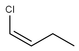 CIS-1-CHLORO-1-BUTENE 结构式