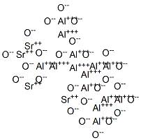 tetradecaaluminium tetrastrontium pentacosaoxide 结构式