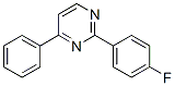 2-(4-Fluorophenyl)-4-phenylpyrimidine 结构式