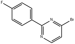 4-Bromo-2-(4-fluorophenyl)pyrimidine 结构式