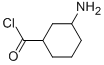 Cyclohexanecarbonyl chloride, 3-amino- (9CI) 结构式