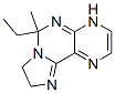 Imidazo[1,2-c]pteridine, 6-ethyl-4,6,8,9-tetrahydro-6-methyl- (9CI) 结构式