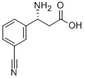 D-3-氨基-3-(3-氰基苯基)丙酸 结构式