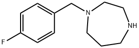 1-(4-氟苄基)高哌嗪 结构式