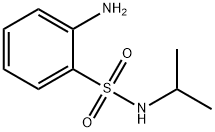 2-氨基-N-异丙基苯磺酰胺 结构式