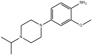 4-(4-异丙基哌嗪-1-基)-2-甲氧基苯胺 结构式