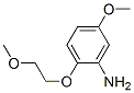 Benzenamine, 5-methoxy-2-(2-methoxyethoxy)- (9CI) 结构式