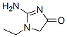 2-amino-1-ethyl-1,5-dihydro-4H-imidazol-4-one 结构式