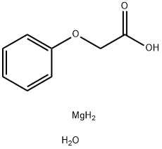苯氧乙酸镁 结构式