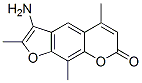 3-Amino-2,5,9-trimethyl-7H-furo(3,2-g)(1)benzopyran-7-one 结构式